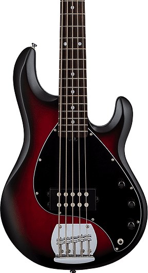 Sterling RAY5HH Bass Ruby Redburst 1