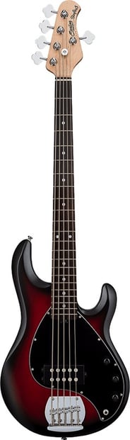 Sterling RAY5HH Bass Ruby Redburst 2