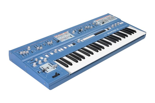 UDO Super 6 Polyphonic Hybrid Synthesiser, Blue