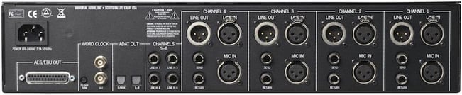 Universal Audio 4-710D Back