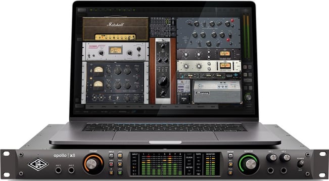 Universal Audio Apollo X8 with Laptop