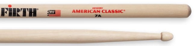 Vic Firth 7A Wood Tip Drumsticks