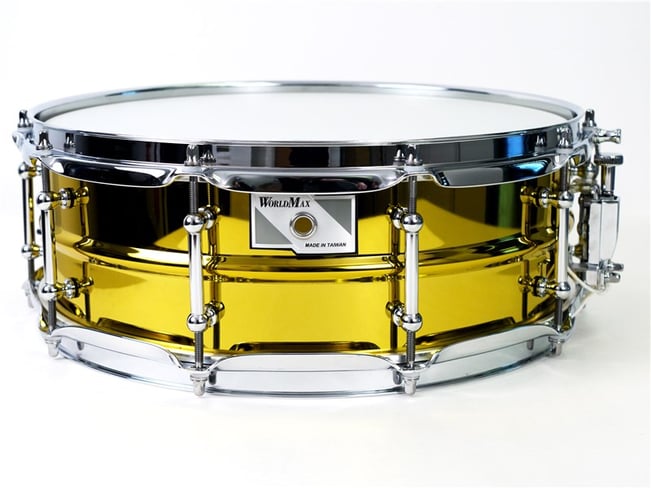 WorldMax Yellow Steel Snare, 14x5in