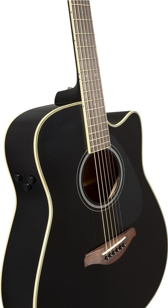 Yamaha FGC-TA Electro Acoustic Black Body 1