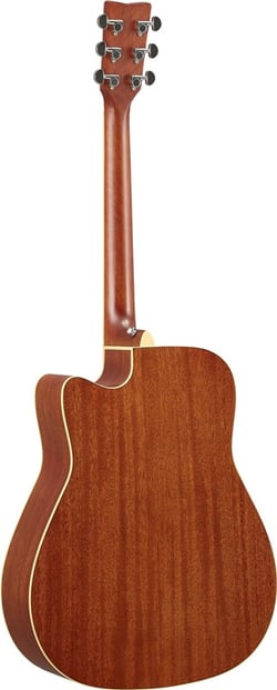 Yamaha FGC-TA Electro Acoustic Sunburst Back