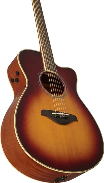 Yamaha FSC-TA Electro Acoustic Sunburst Body 2