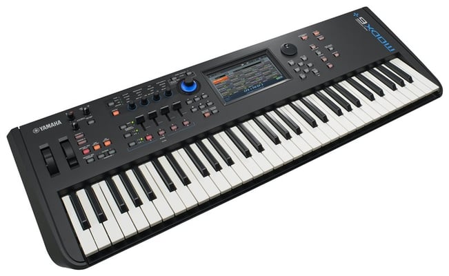 Yamaha MODX6+ Synthesizer Workstation Tilt