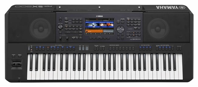 Yamaha PSR-SX900 Digital Keyboard, over head view