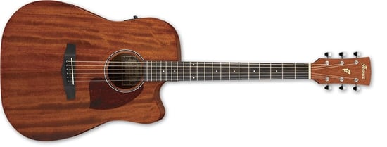 Ibanez PF12MHCE Dreadnought Electro Acoustic, Open Pore Natural