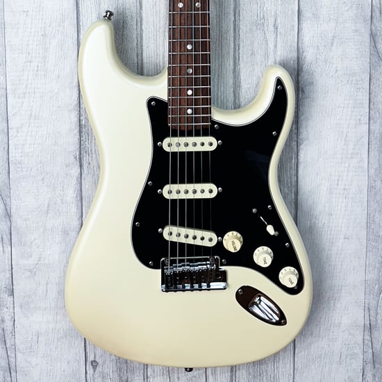 Fender American Deluxe Stratocaster, 2014, Olympic Pearl, Second-Hand