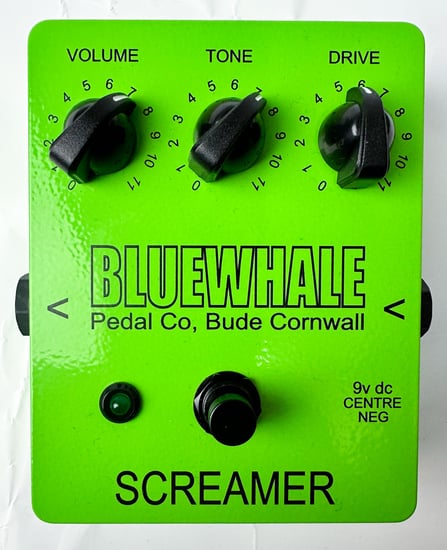 Bluewhale Pedal Co Screamer Overdrive Pedal, Second-Hand